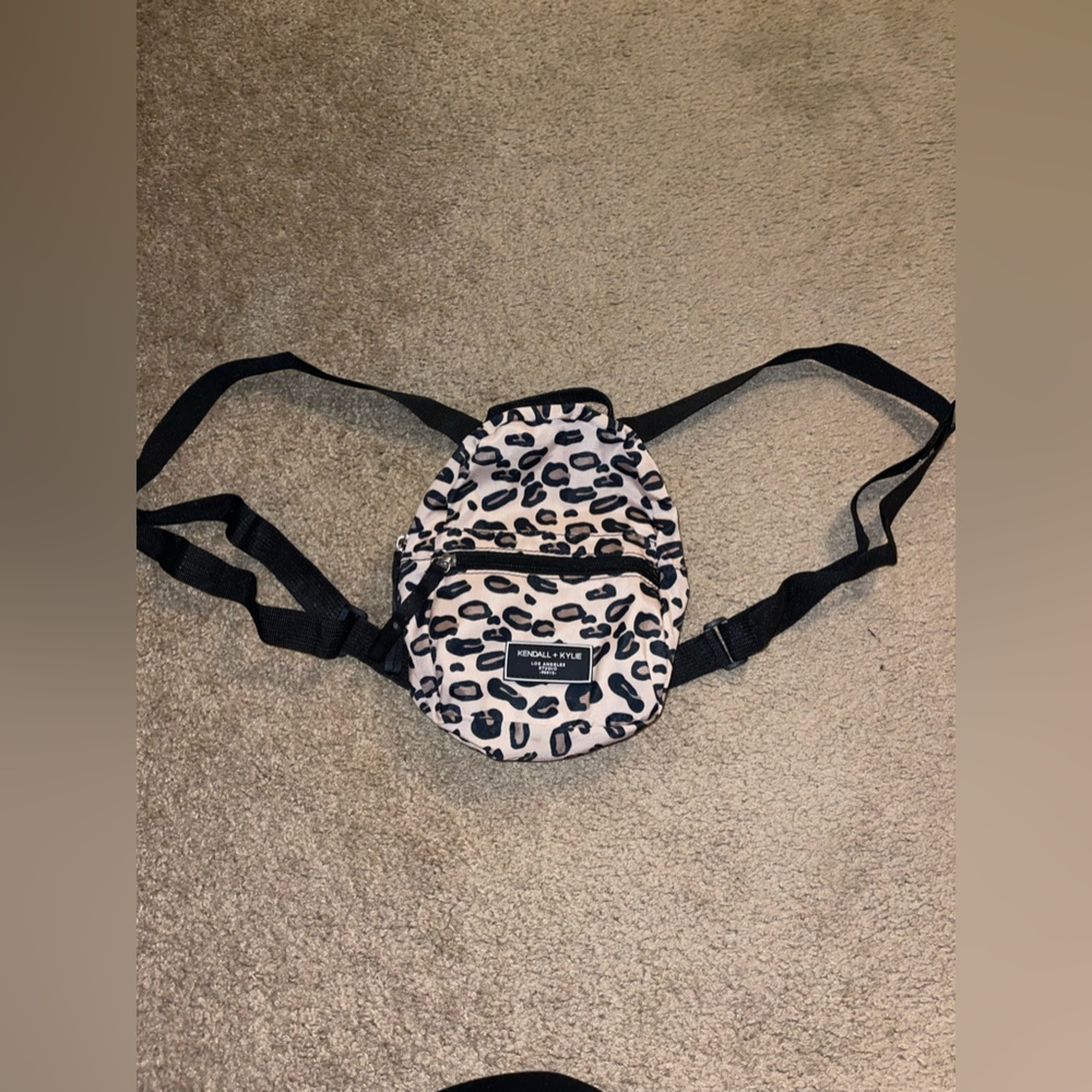 Kendall & Kylie Mini Cheetah Print Backpack